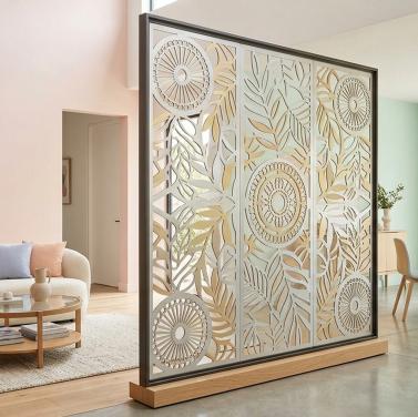 Panel divisor decorativo de corte láser para interiores Maier Design