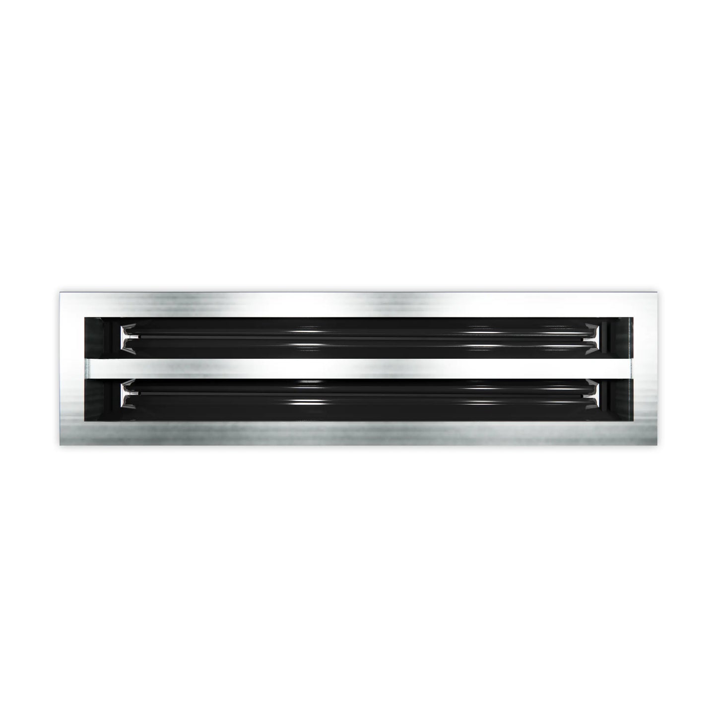 10x4 Modern AC Vent Cover - Decorative White Air Vent - Standard Linear Slot Diffuser 99,9% Aluminium - MAIER INTERNACIONAL