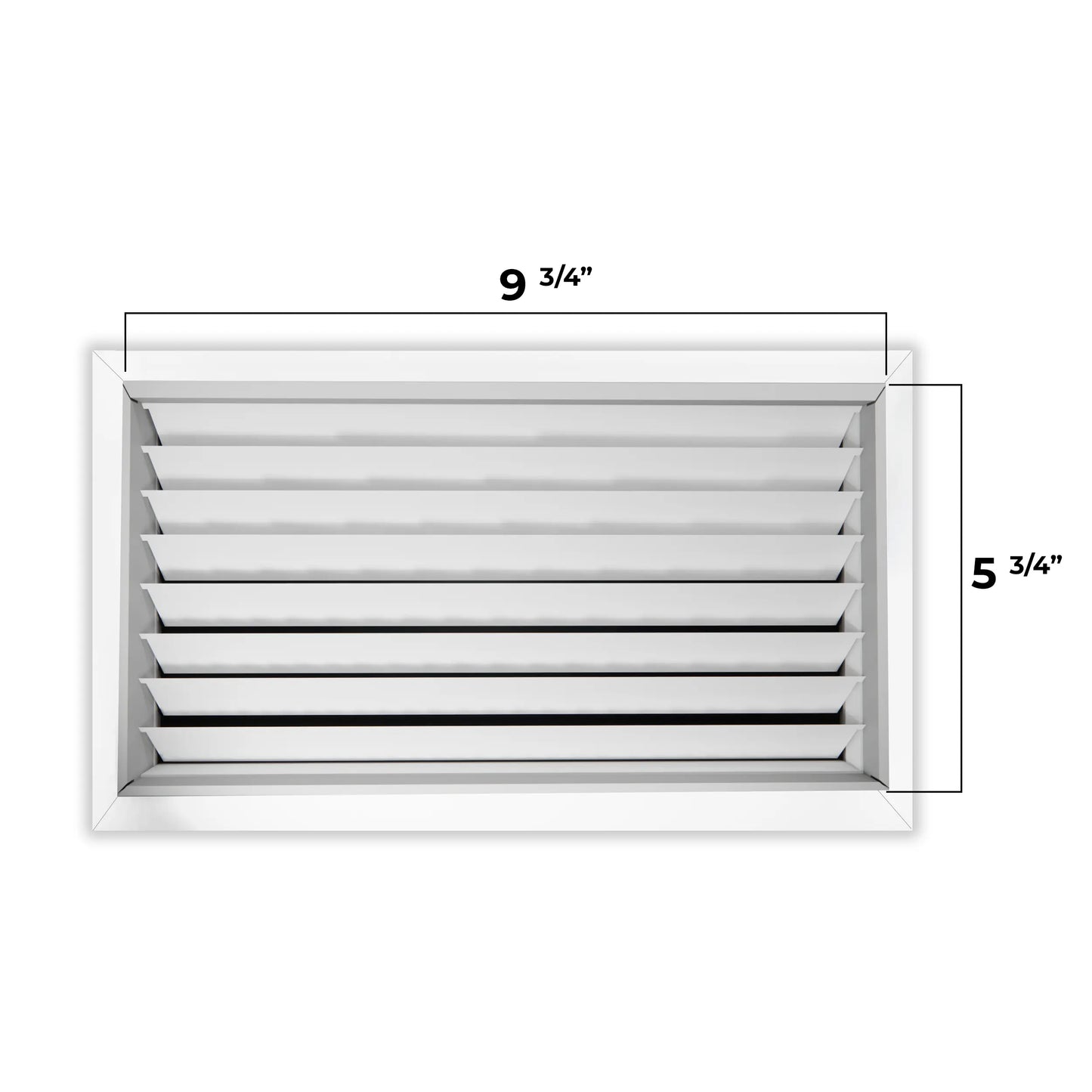 Rejilla de aire de retorno de aluminio blanco de 10x6 | Rejillas de Ventilación HVAC - MAIER INTERNACIONAL