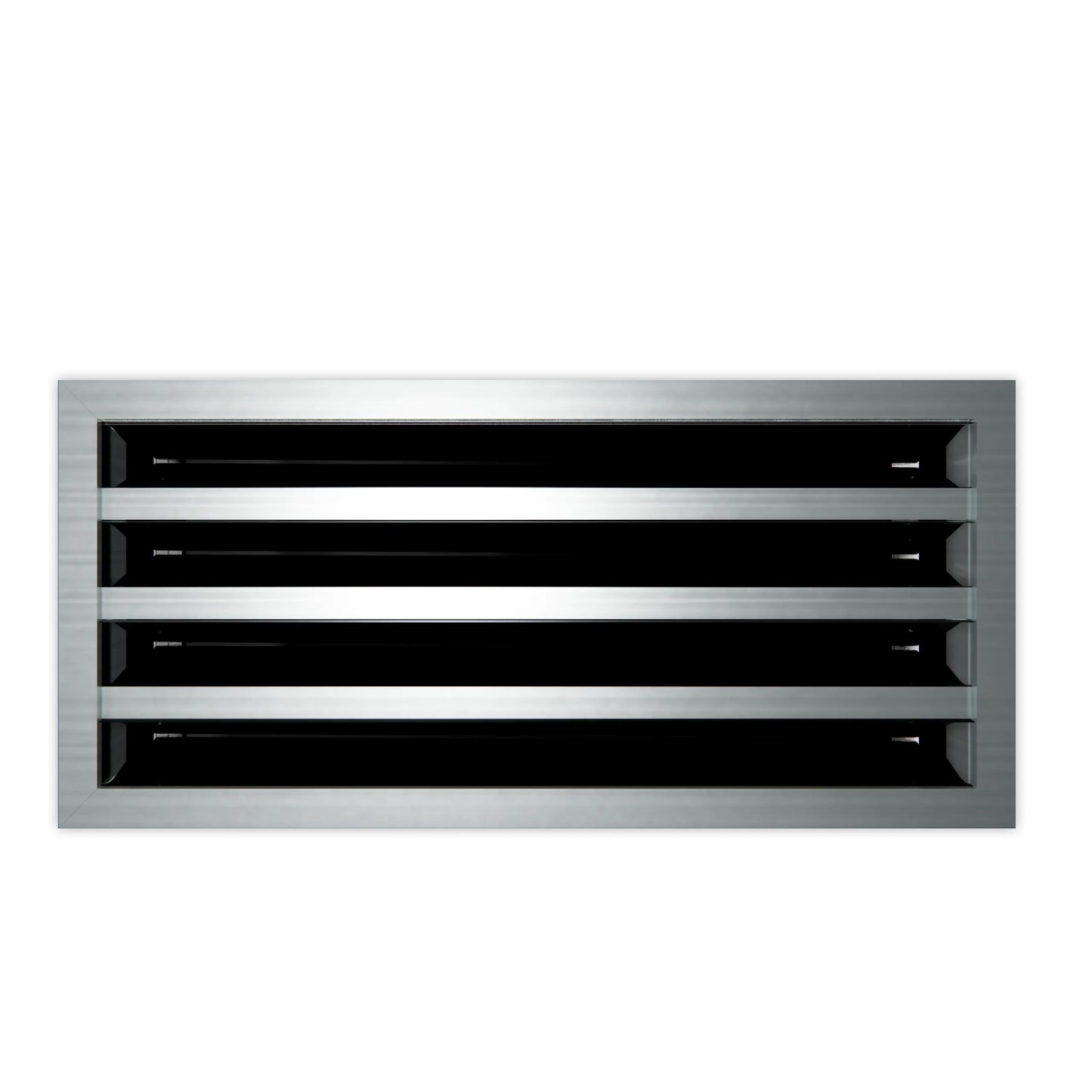 10x6 Modern AC Vent Cover - Decorative White Air Vent - Standard Linear Slot Diffuser 99,9% Aluminium - MAIER INTERNACIONAL