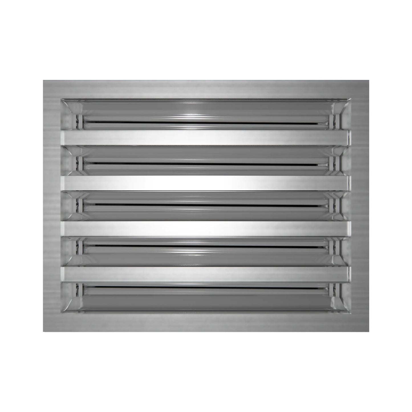 10x8 Modern AC Vent Cover - Decorative White Air Vent - Standard Linear Slot Diffuser 99,9% Aluminium - MAIER INTERNACIONAL