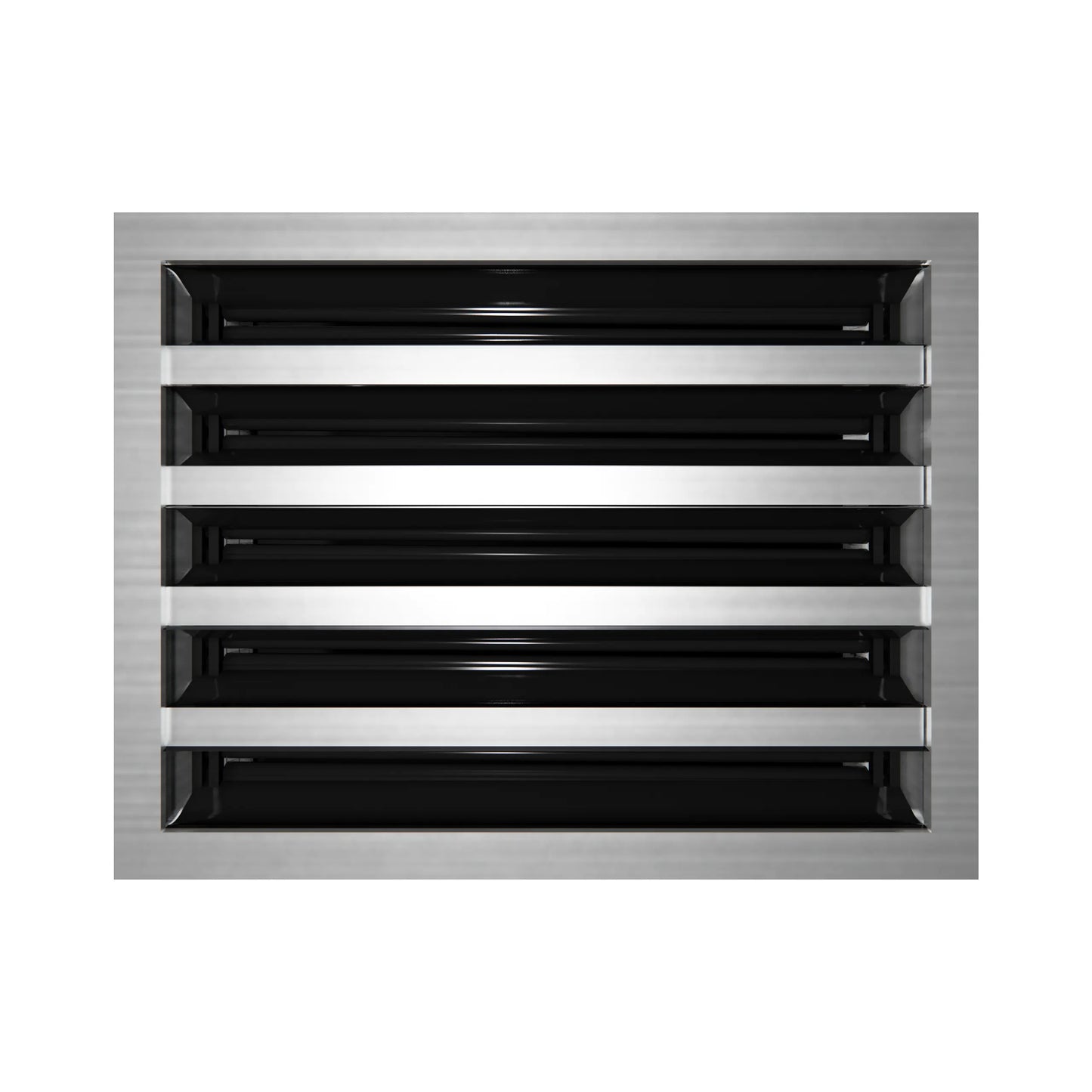 10x8 Modern AC Vent Cover - Decorative White Air Vent - Standard Linear Slot Diffuser 99,9% Aluminium - MAIER INTERNACIONAL