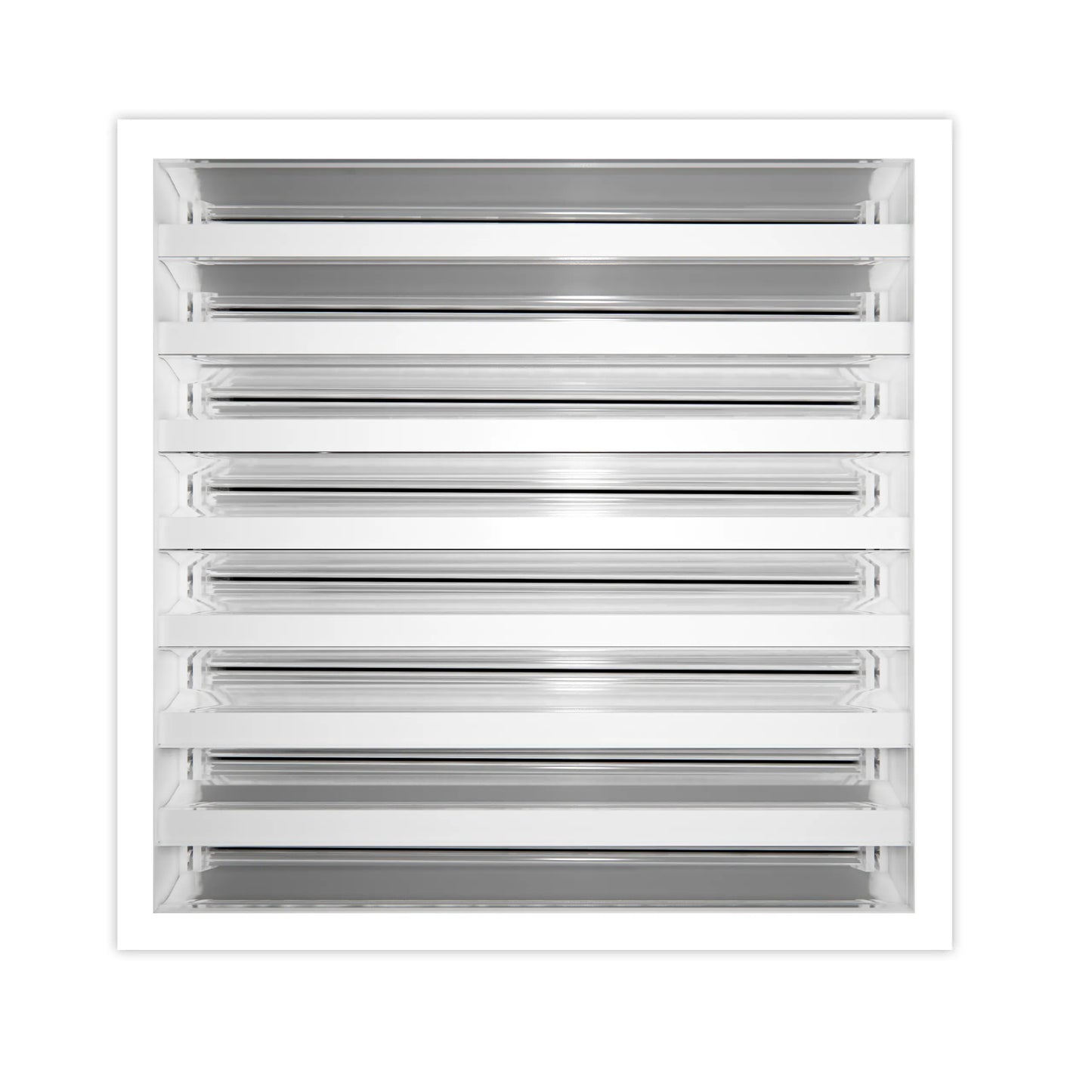 12x12 Modern AC Vent Cover - Decorative Black Air Vent - Standard Linear Slot Diffuser 99,9% Aluminium - MAIER INTERNACIONAL