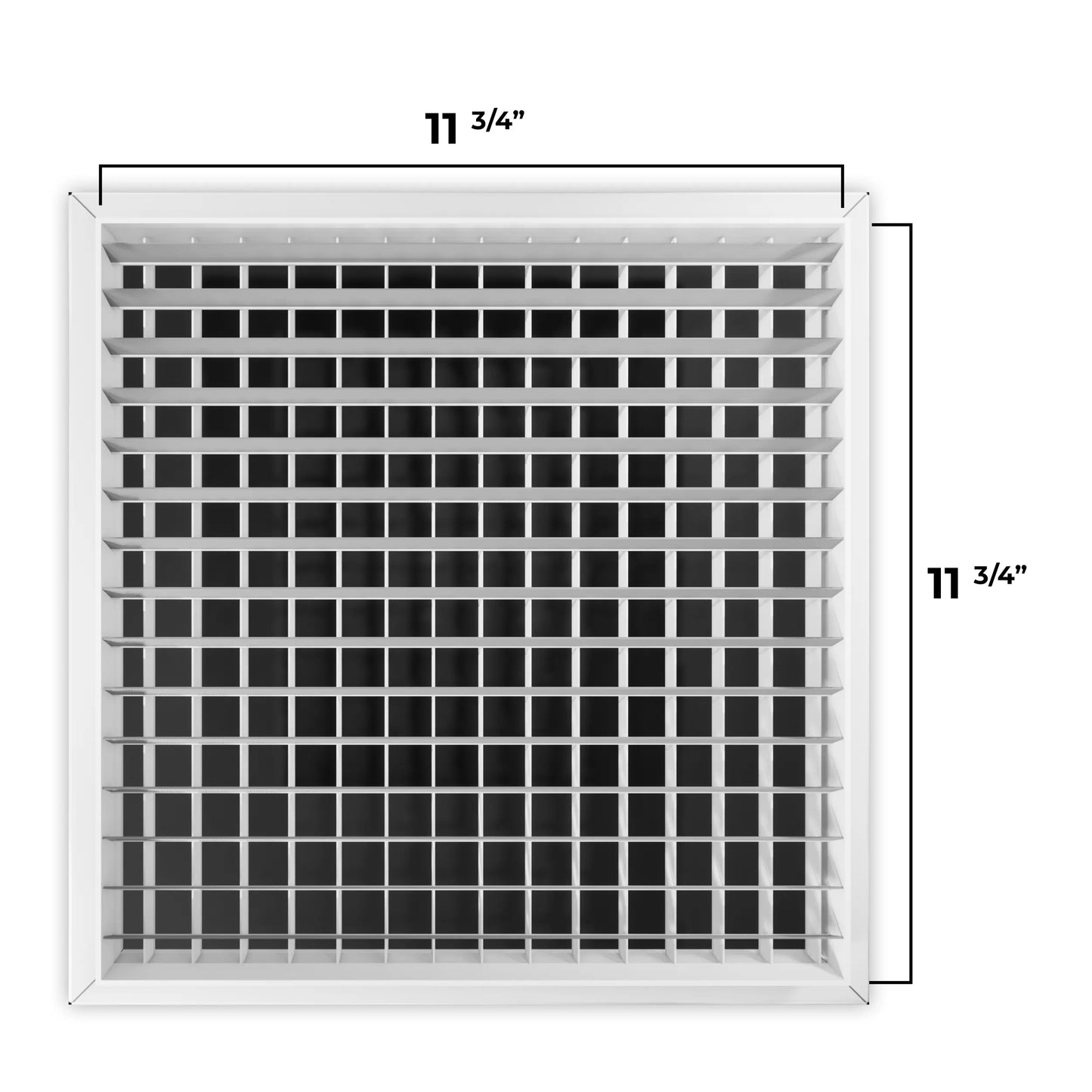 Cubiertas de ventilación de aire 12X12 Rejilla de pared HVAC - Cubierta de rejilla de ventilación de suministro - Ventilación de pared de aluminio resistente a la corrosión - MAIER INTERNACIONAL