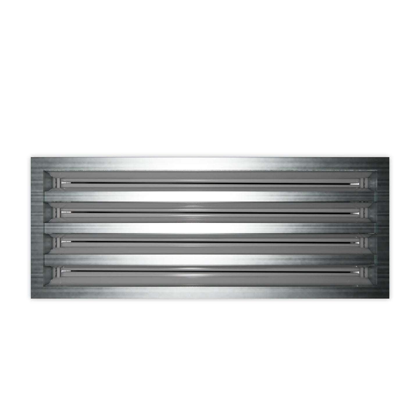 12x6 Modern AC Vent Cover - Decorative White Air Vent - Standard Linear Slot Diffuser 99,9% Aluminium - MAIER INTERNACIONAL