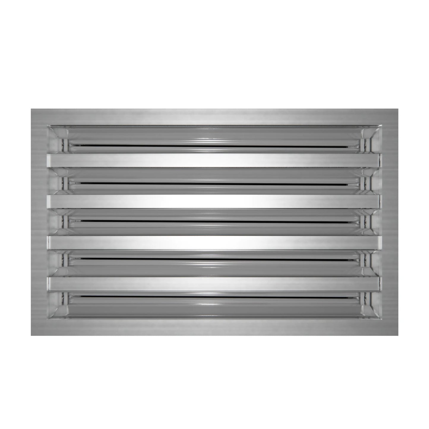 12x8 Modern AC Vent Cover - Decorative White Air Vent - Standard Linear Slot Diffuser 99,9% Aluminium - MAIER INTERNACIONAL