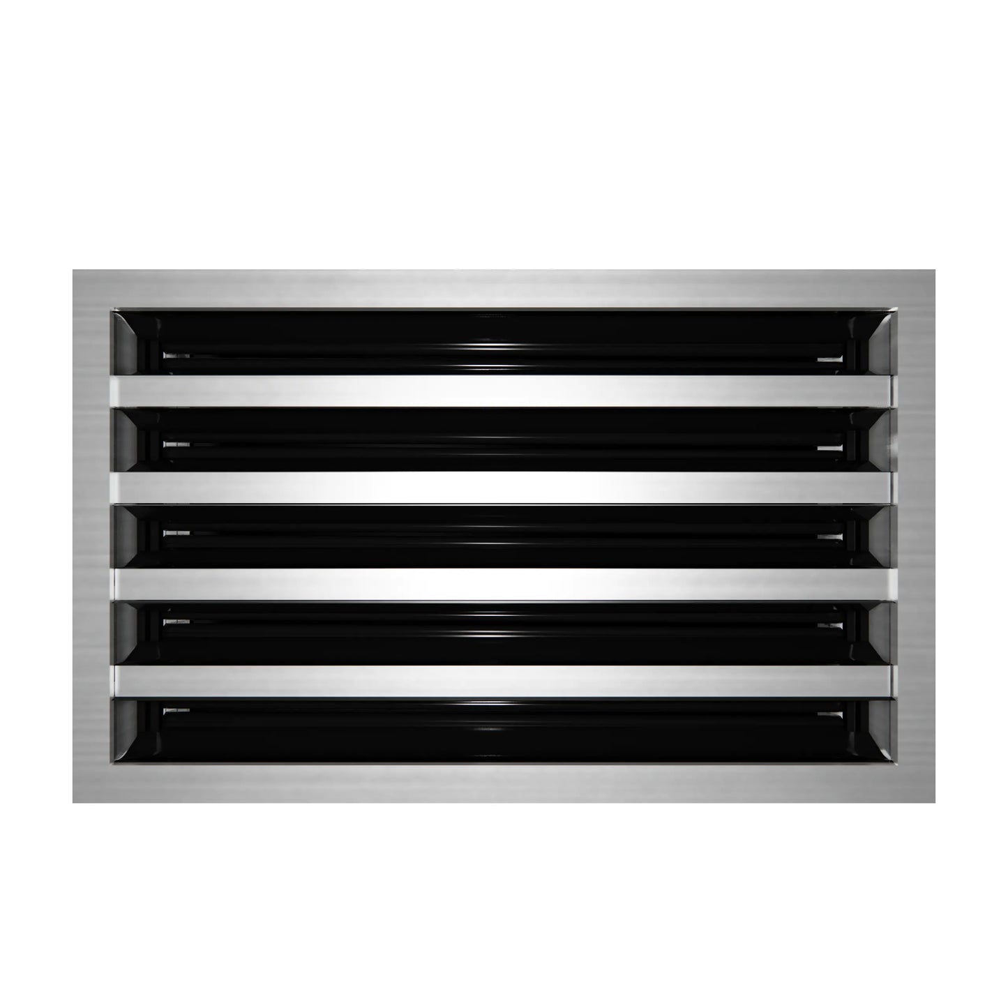 12x8 Modern AC Vent Cover - Decorative White Air Vent - Standard Linear Slot Diffuser 99,9% Aluminium - MAIER INTERNACIONAL