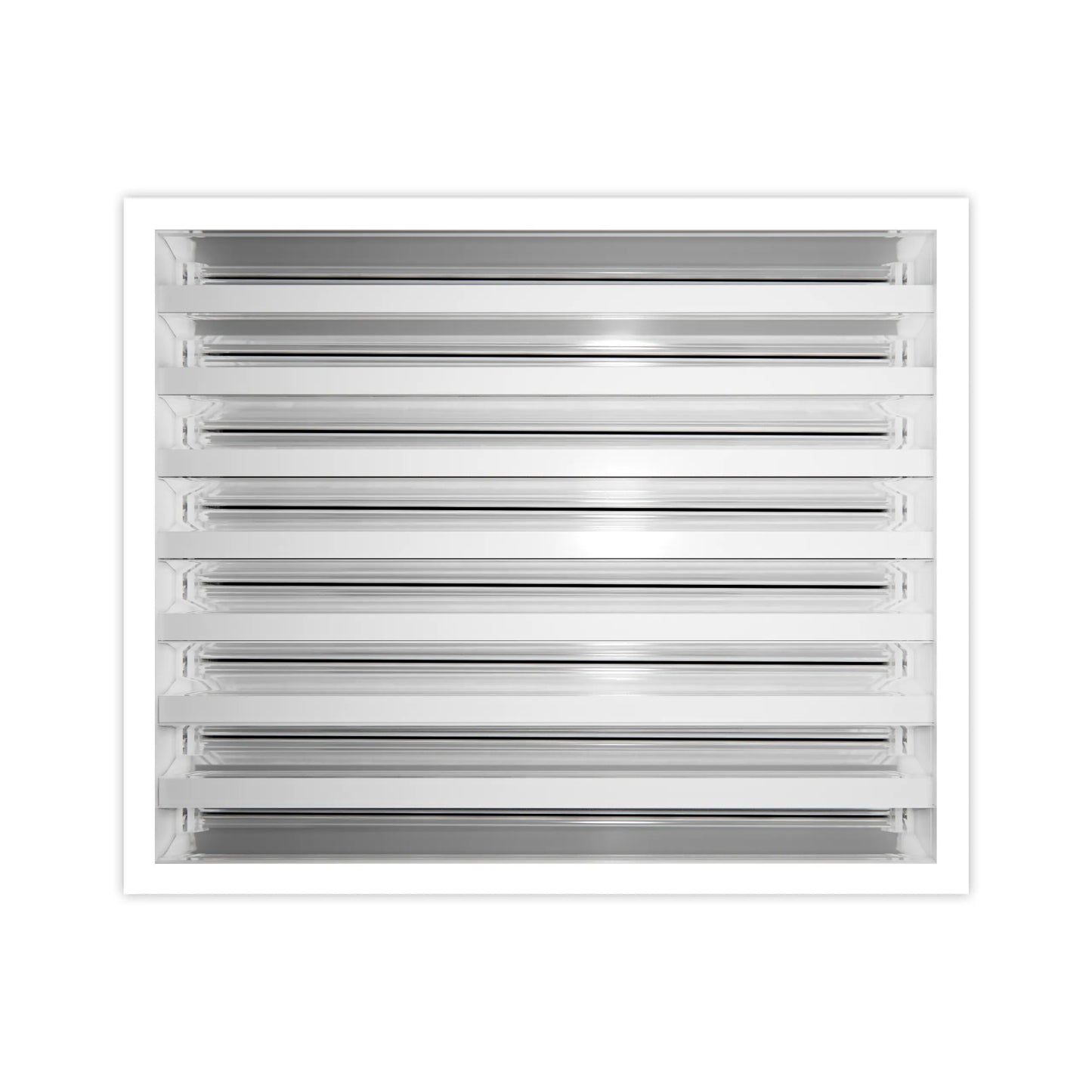 14x12Modern AC Vent Cover - Decorative White Air Vent - Standard Linear Slot Diffuser 99,9% Aluminium - MAIER INTERNACIONAL