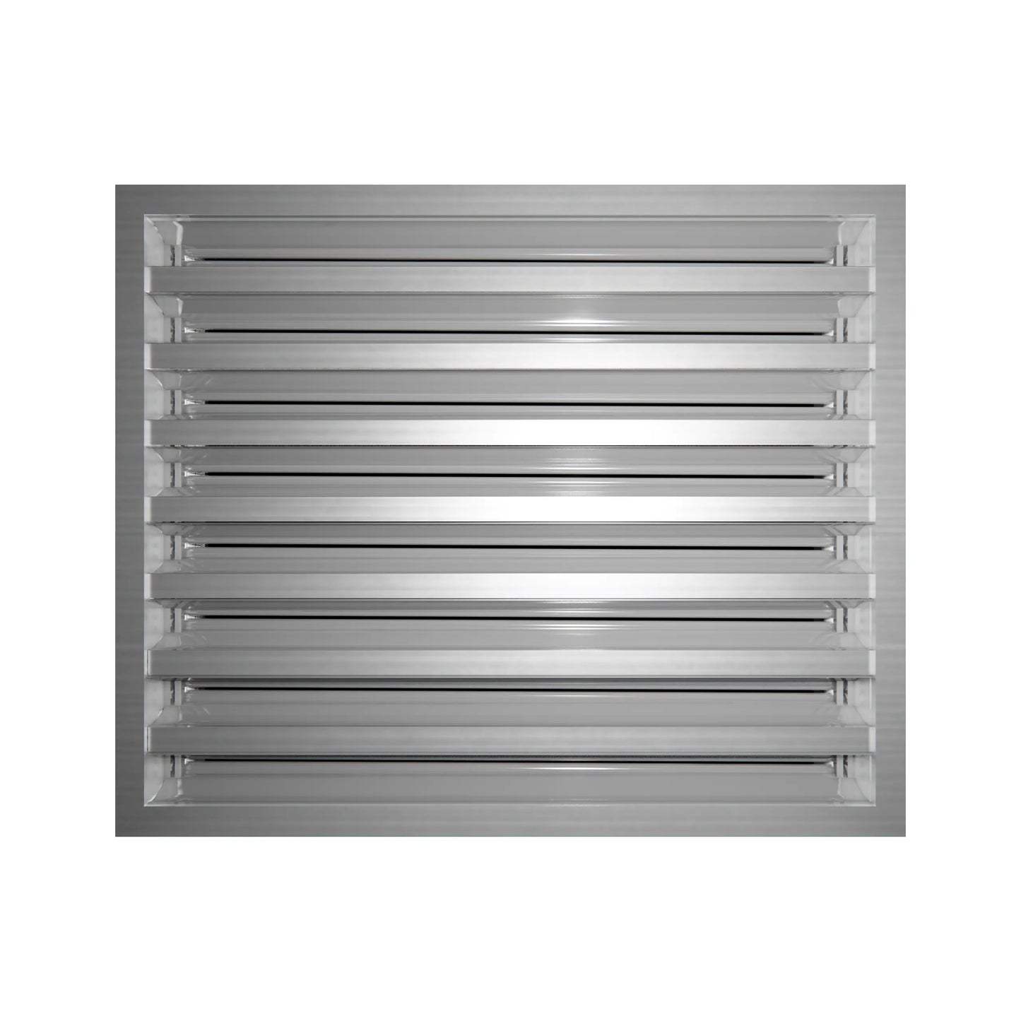 14x12Modern AC Vent Cover - Decorative White Air Vent - Standard Linear Slot Diffuser 99,9% Aluminium - MAIER INTERNACIONAL