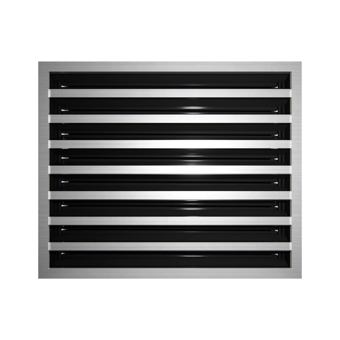 14x12Modern AC Vent Cover - Decorative White Air Vent - Standard Linear Slot Diffuser 99,9% Aluminium - MAIER INTERNACIONAL