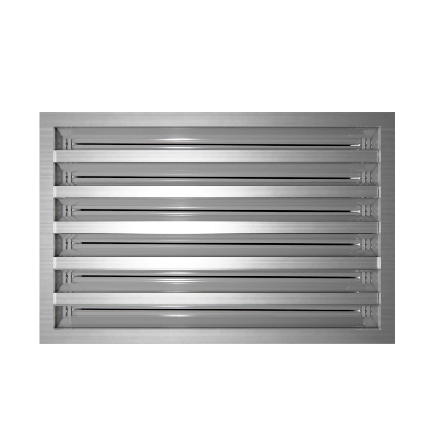 14x10 Modern AC Vent Cover - Decorative White Air Vent - Standard Linear Slot Diffuser 99,9% Aluminium - MAIER INTERNACIONAL