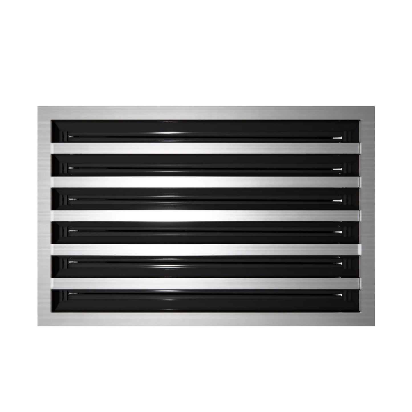 14x10 Modern AC Vent Cover - Decorative White Air Vent - Standard Linear Slot Diffuser 99,9% Aluminium - MAIER INTERNACIONAL