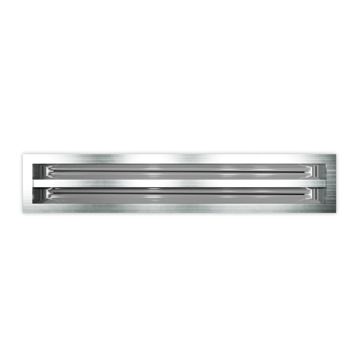 14x4 Modern AC Vent Cover - Decorative White Air Vent - Standard Linear Slot Diffuser 99,9% Aluminium - MAIER INTERNACIONAL