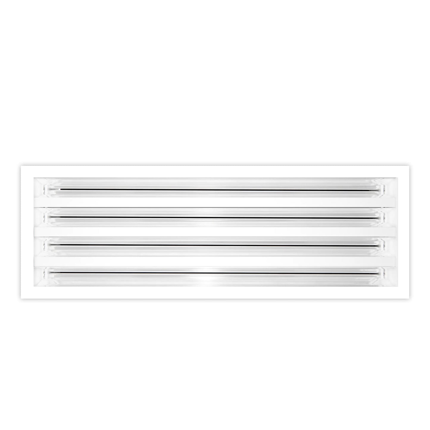 14x6 Modern AC Vent Cover - Decorative White Air Vent - Standard Linear Slot Diffuser 99,9% Aluminium - MAIER INTERNACIONAL