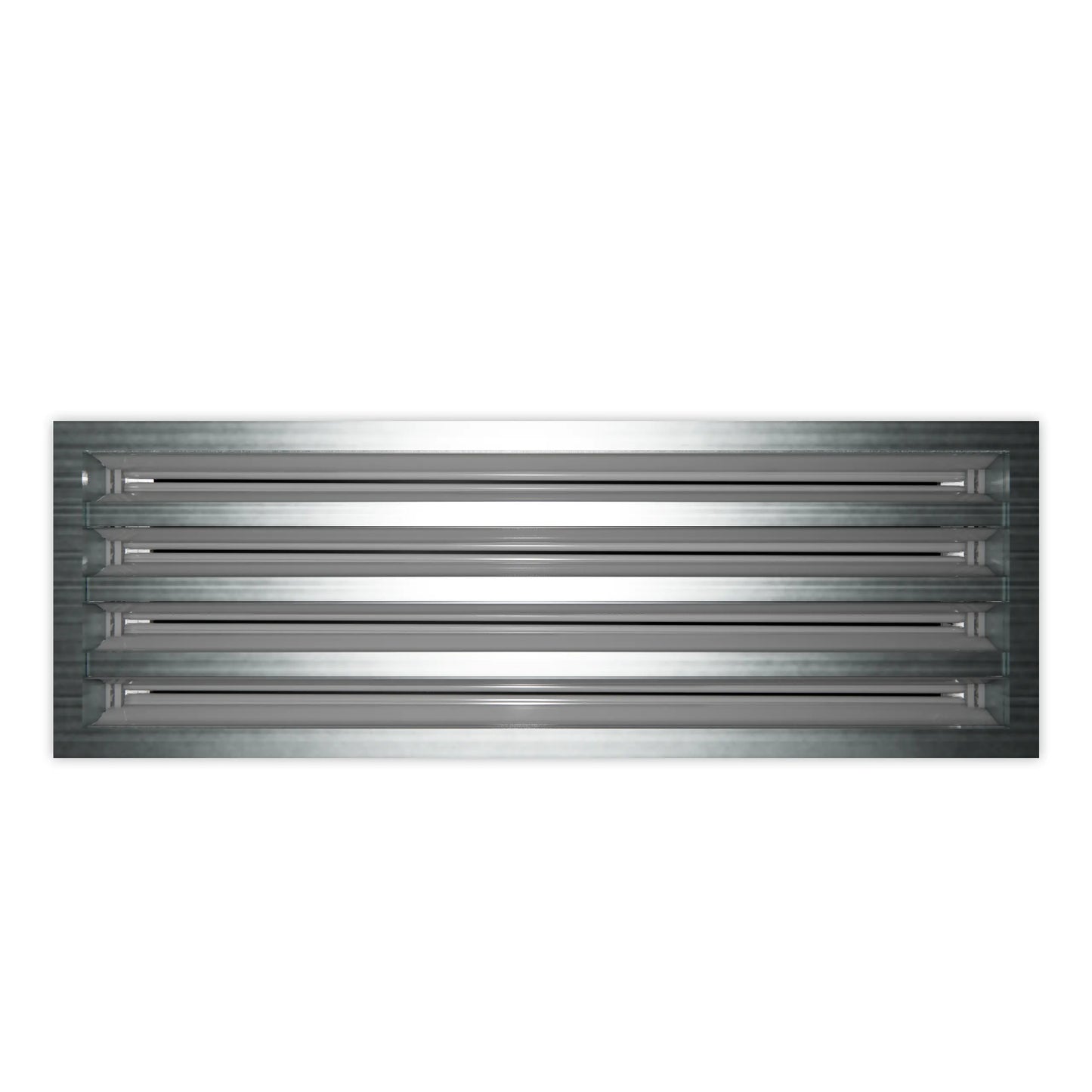 14x6 Modern AC Vent Cover - Decorative White Air Vent - Standard Linear Slot Diffuser 99,9% Aluminium - MAIER INTERNACIONAL