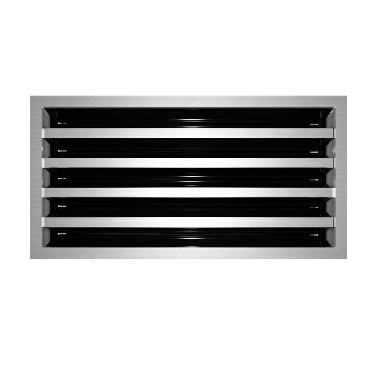 14x8 Modern AC Vent Cover - Decorative White Air Vent - Standard Linear Slot Diffuser 99,9% Aluminium - MAIER INTERNACIONAL