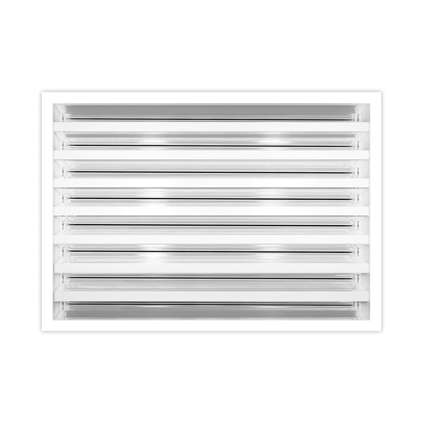 16x12 Modern AC Vent Cover - Decorative White Air Vent - Standard Linear Slot Diffuser 99,9% Aluminium - MAIER INTERNACIONAL