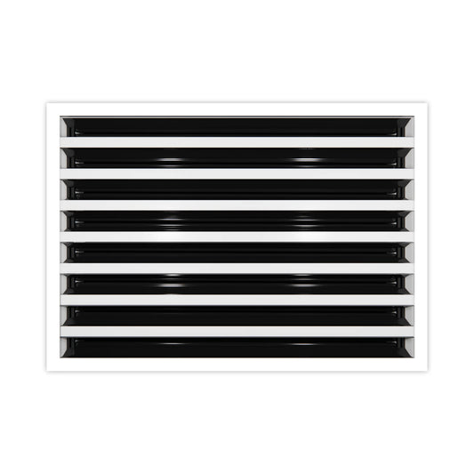 16x12 Modern AC Vent Cover - Decorative White Air Vent - Standard Linear Slot Diffuser 99,9% Aluminium - MAIER INTERNACIONAL