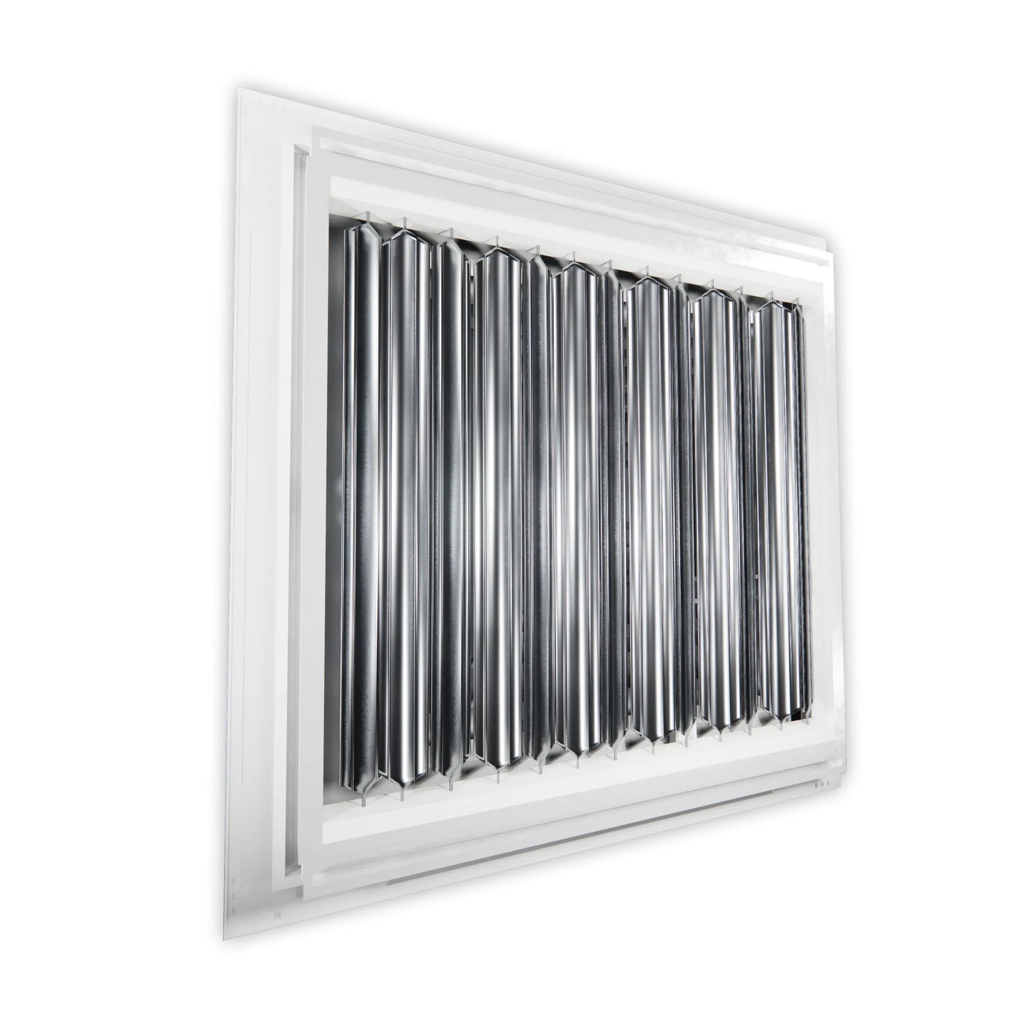 16x16 White Vent Cover | 4-Way Supply grillel, Aluminum Square Ceiling Diffuser - MAIER INTERNACIONAL