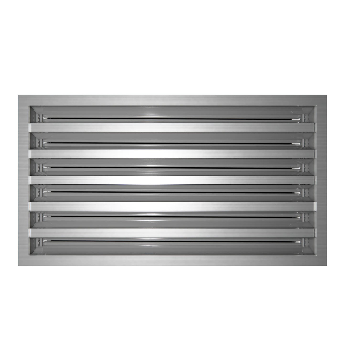 16x10 Modern AC Vent Cover - Decorative White Air Vent - Standard Linear Slot Diffuser 99,9% Aluminium - MAIER INTERNACIONAL