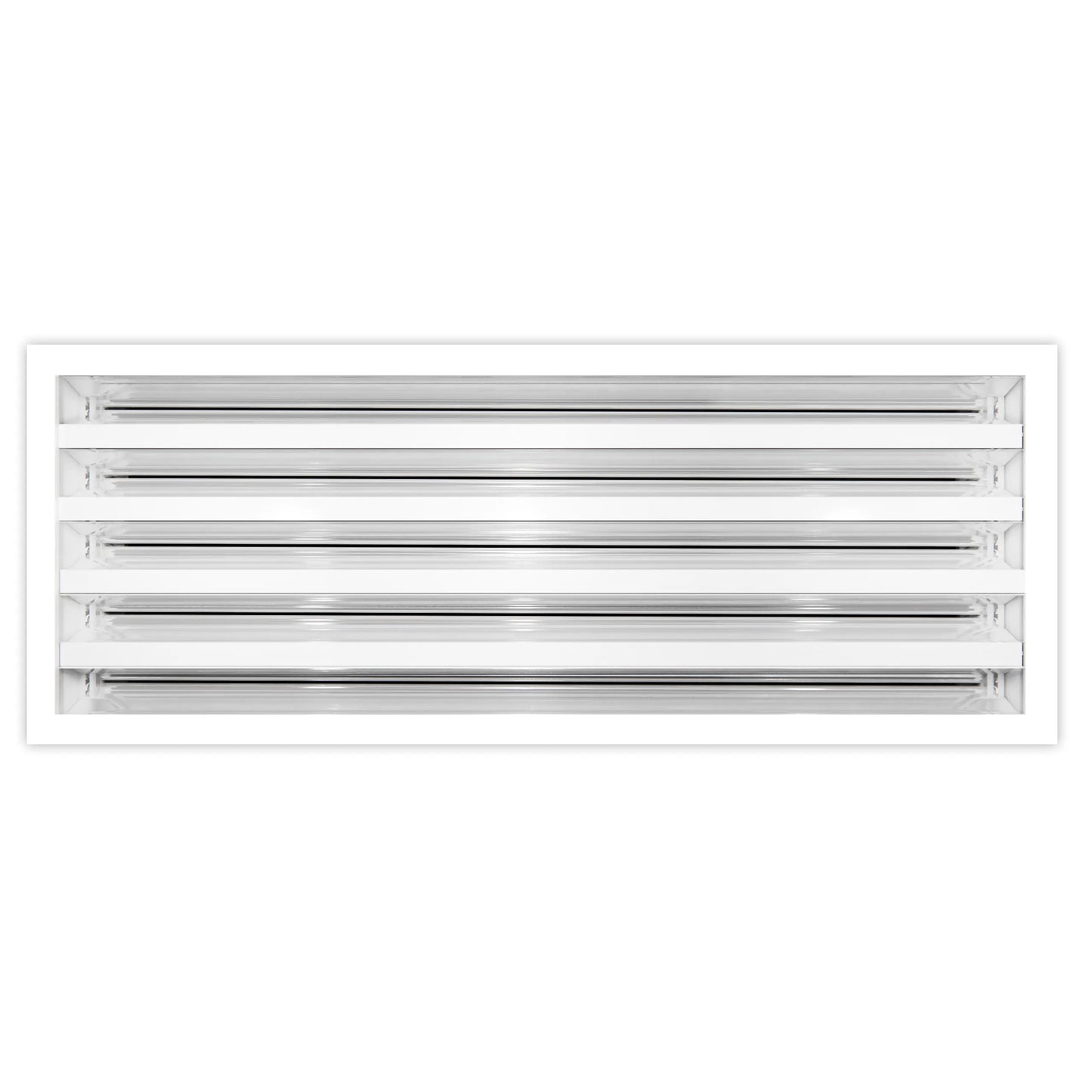 18x8 Modern AC Vent Cover - Decorative White Air Vent - Standard Linear Slot Diffuser 99,9% Aluminium - MAIER INTERNACIONAL