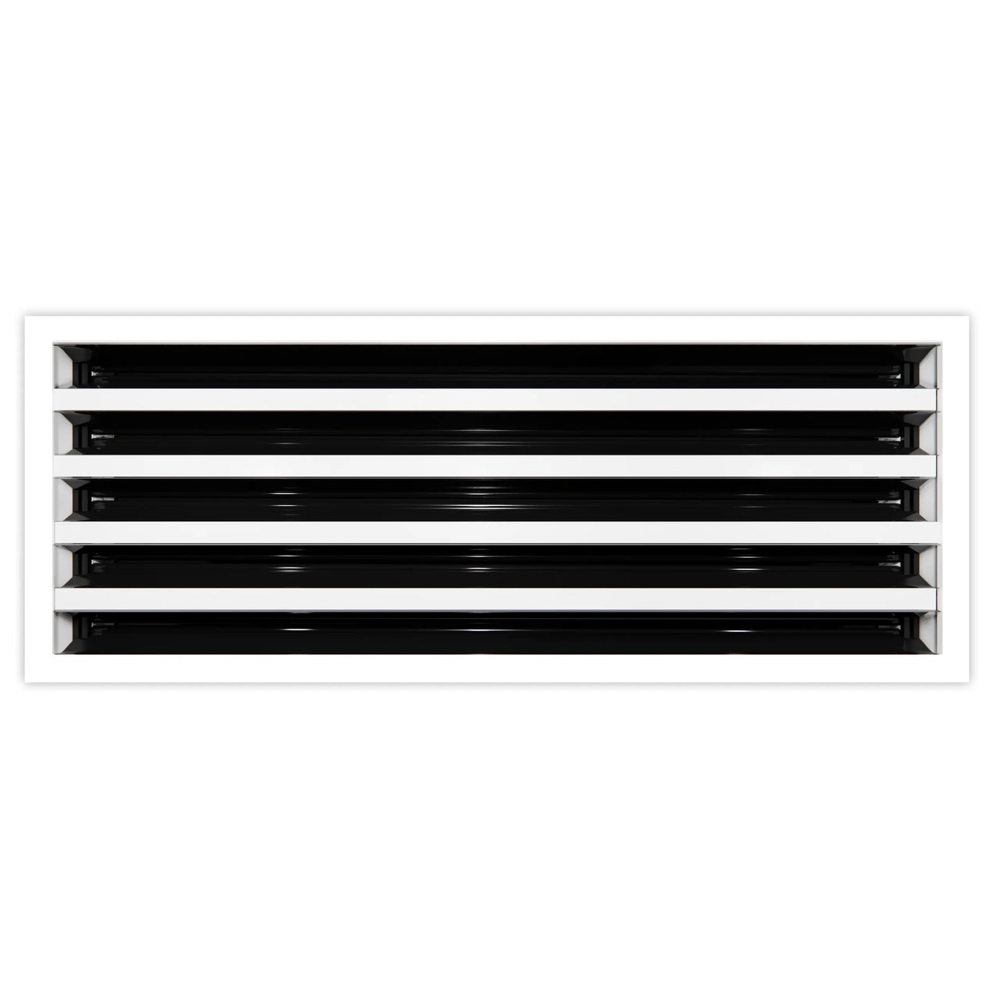 18x8 Modern AC Vent Cover - Decorative White Air Vent - Standard Linear Slot Diffuser 99,9% Aluminium - MAIER INTERNACIONAL