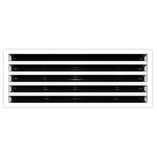 18x8 Modern AC Vent Cover - Decorative White Air Vent - Standard Linear Slot Diffuser 99,9% Aluminium - MAIER INTERNACIONAL