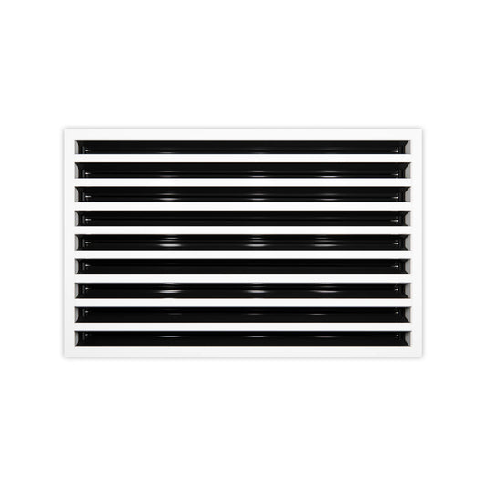 20x14 Modern AC Vent Cover - Decorative White Air Vent - Standard Linear Slot Diffuser 99,9% Aluminium - MAIER INTERNACIONAL