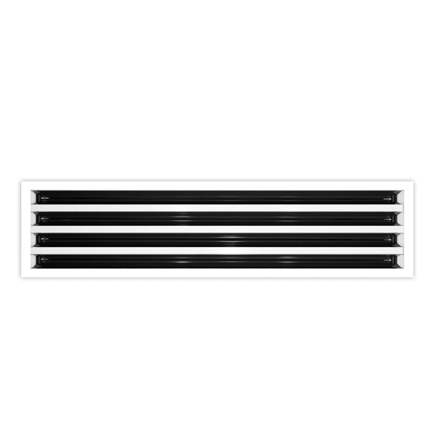 20x6 Modern AC Vent Cover - Decorative White Air Vent - Standard Linear Slot Diffuser 99,9% Aluminium - MAIER INTERNACIONAL