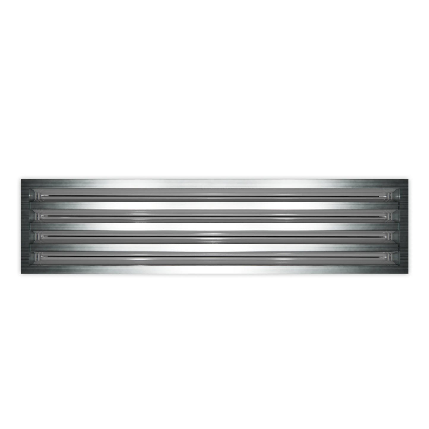 20x6 Modern AC Vent Cover - Decorative White Air Vent - Standard Linear Slot Diffuser 99,9% Aluminium - MAIER INTERNACIONAL