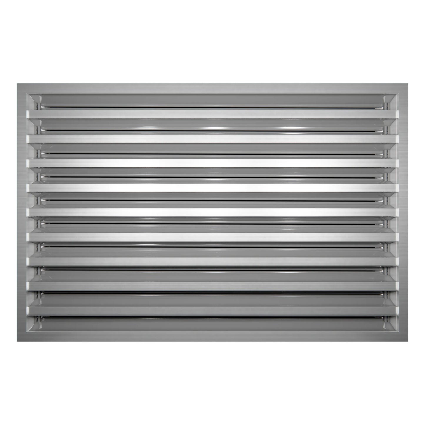 Tapa Ventila AC Moderna 22x16 - Ventila Decorativa Blanca - Difusor Ranura Lineal Estándar 99,9% Aluminio - MAIER INTERNACIONAL