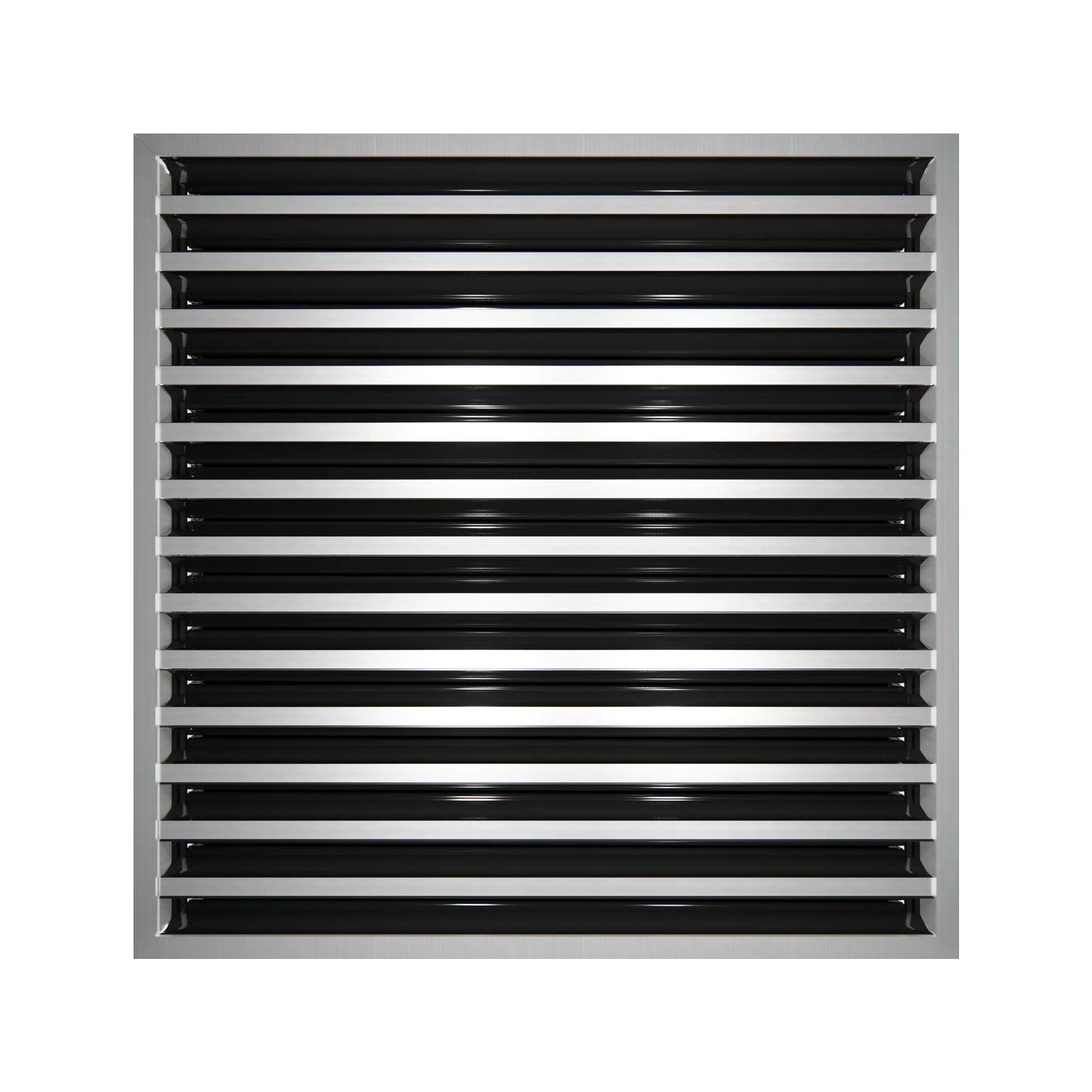 Tapa Ventila AC Moderna 22x22 - Ventila Decorativa Blanca - Difusor Ranura Lineal Estándar 99,9% Aluminio - MAIER INTERNACIONAL