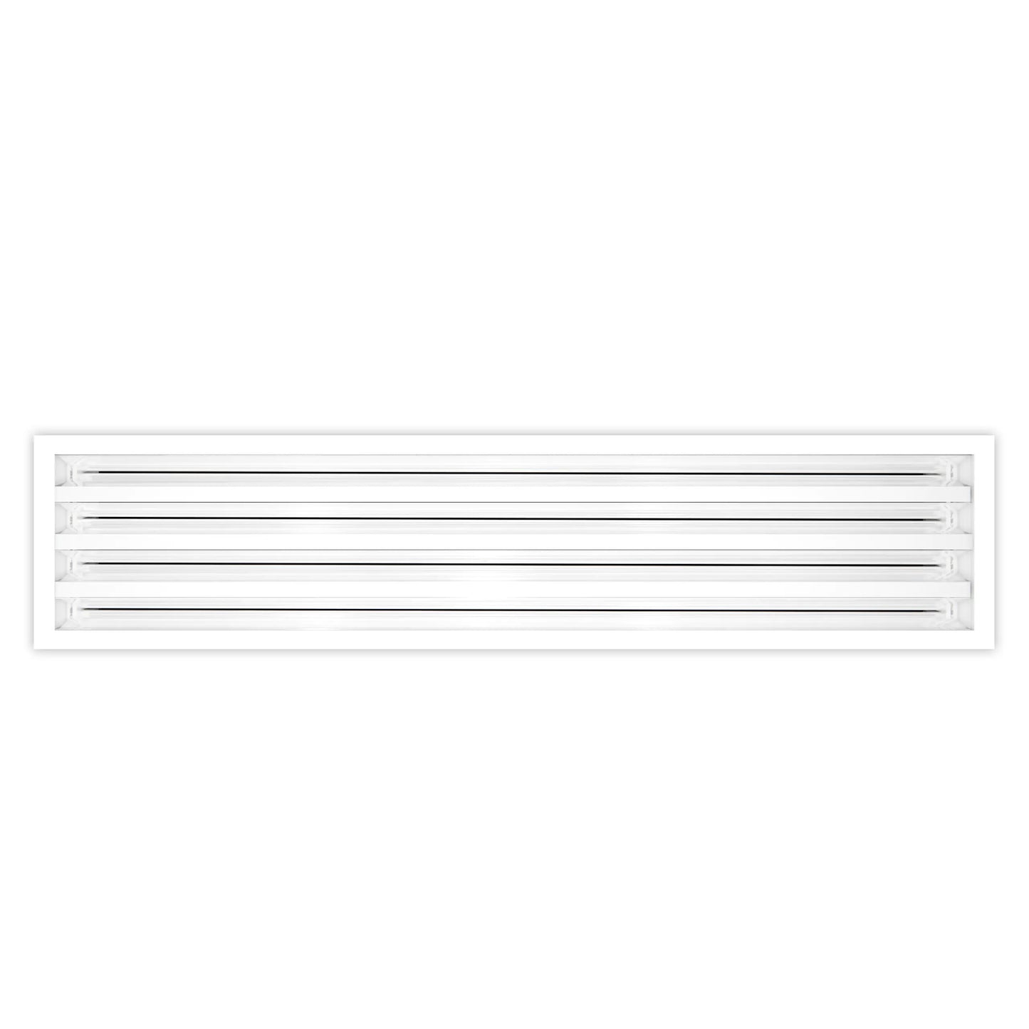 Tapa Ventila AC Moderna 22x6 - Ventila Decorativa Blanca - Difusor Ranura Lineal Estándar 99,9% Aluminio - MAIER INTERNACIONAL