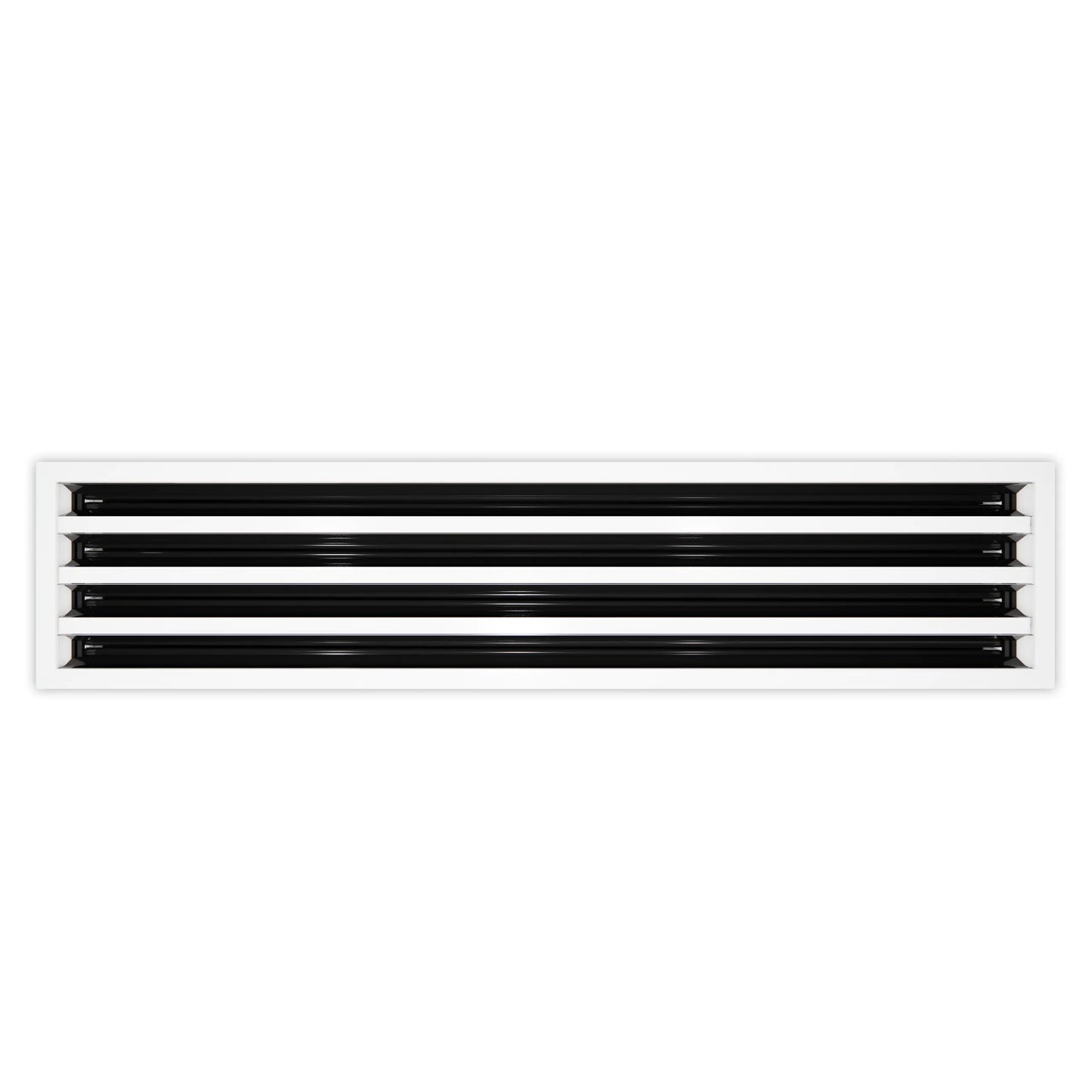 22x6 Modern AC Vent Cover - Decorative White Air Vent - Standard Linear Slot Diffuser 99,9% Aluminium - MAIER INTERNACIONAL