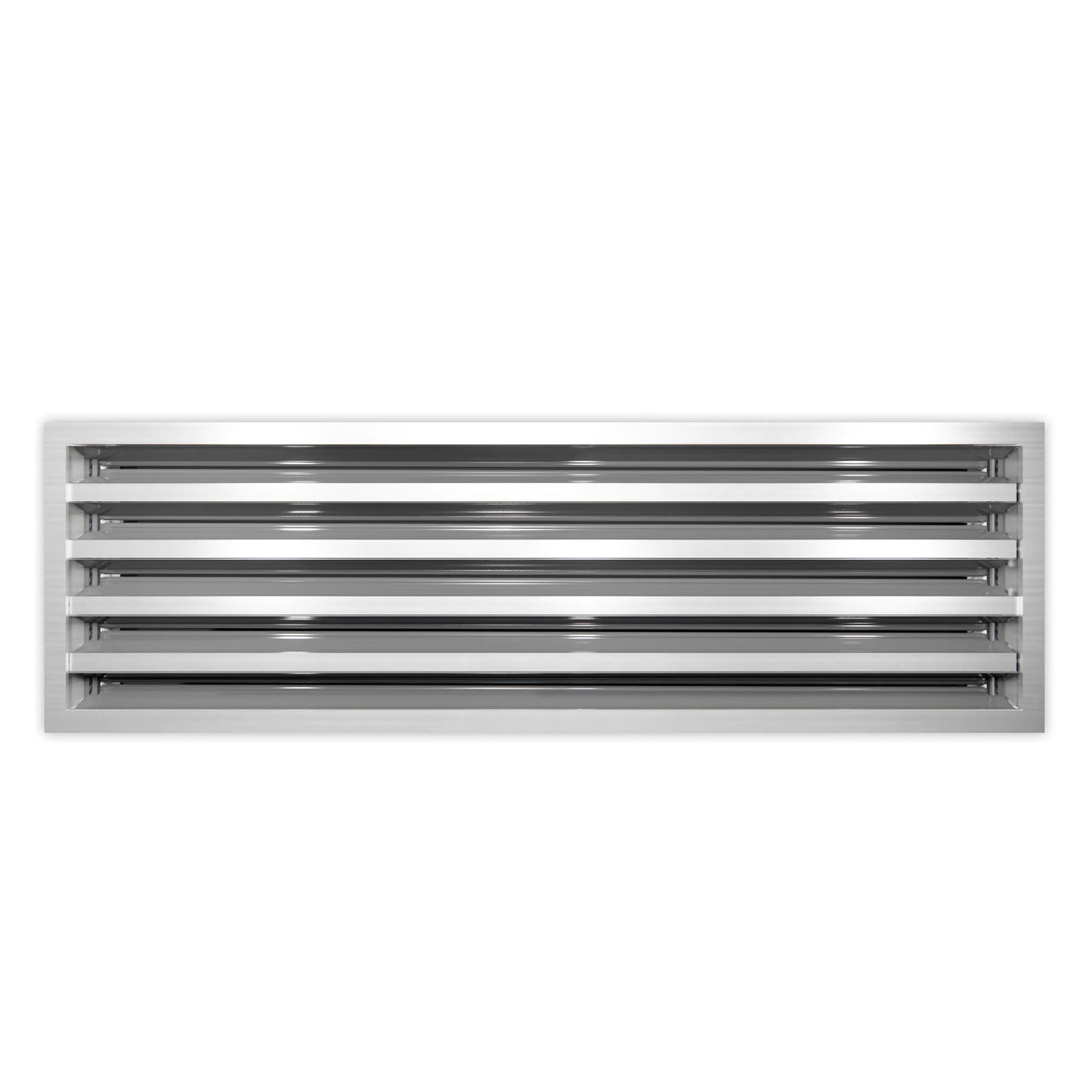 22x8 Modern AC Vent Cover - Decorative White Air Vent - Standard Linear Slot Diffuser 99,9% Aluminium - MAIER INTERNACIONAL