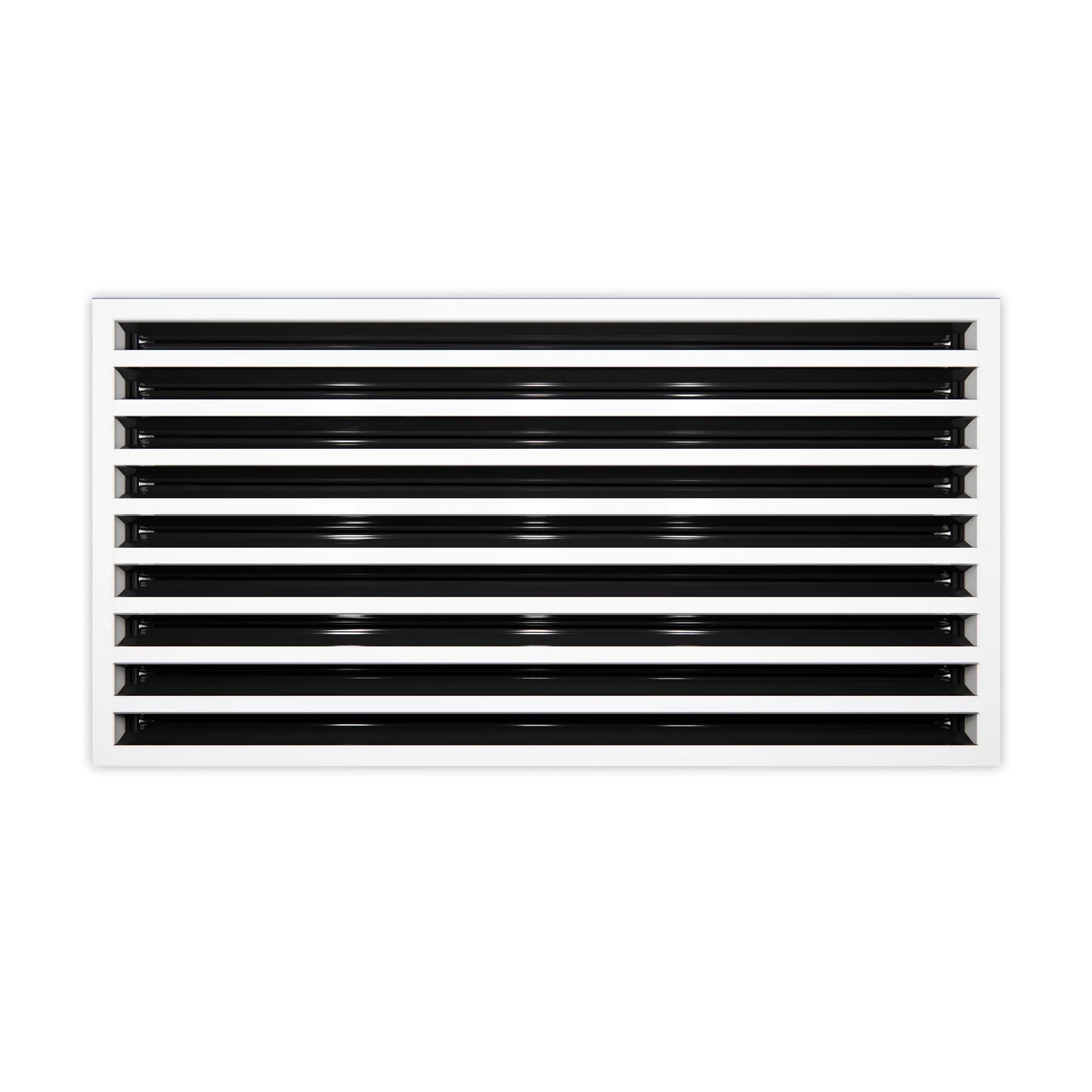 24x14 Modern AC Vent Cover - Decorative White Air Vent - Standard Linear Slot Diffuser 99,9% Aluminium - MAIER INTERNACIONAL