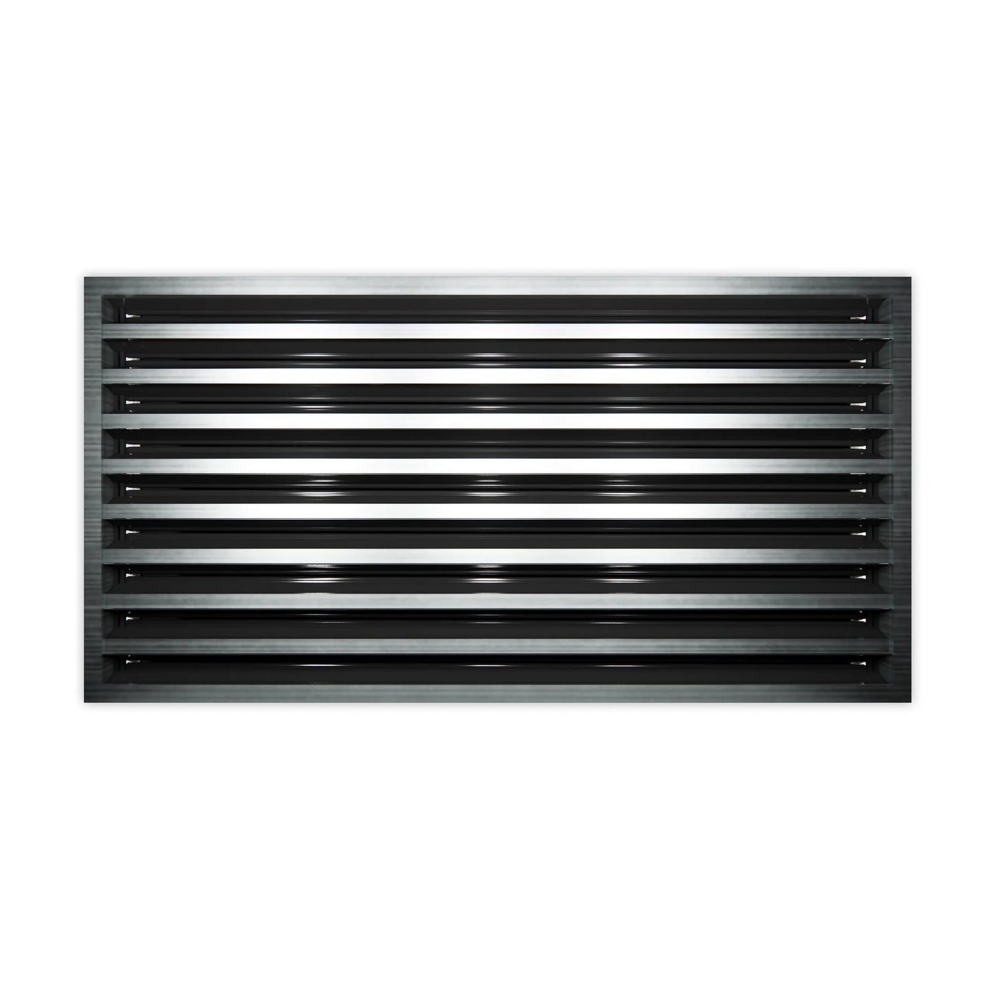 24x14 Modern AC Vent Cover - Decorative White Air Vent - Standard Linear Slot Diffuser 99,9% Aluminium - MAIER INTERNACIONAL