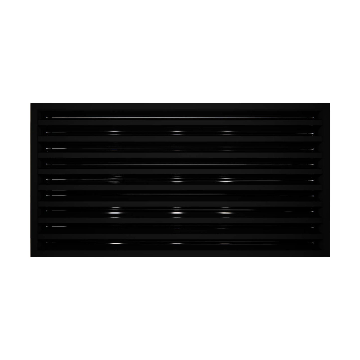 24x14 Modern AC Vent Cover - Decorative White Air Vent - Standard Linear Slot Diffuser 99,9% Aluminium - MAIER INTERNACIONAL