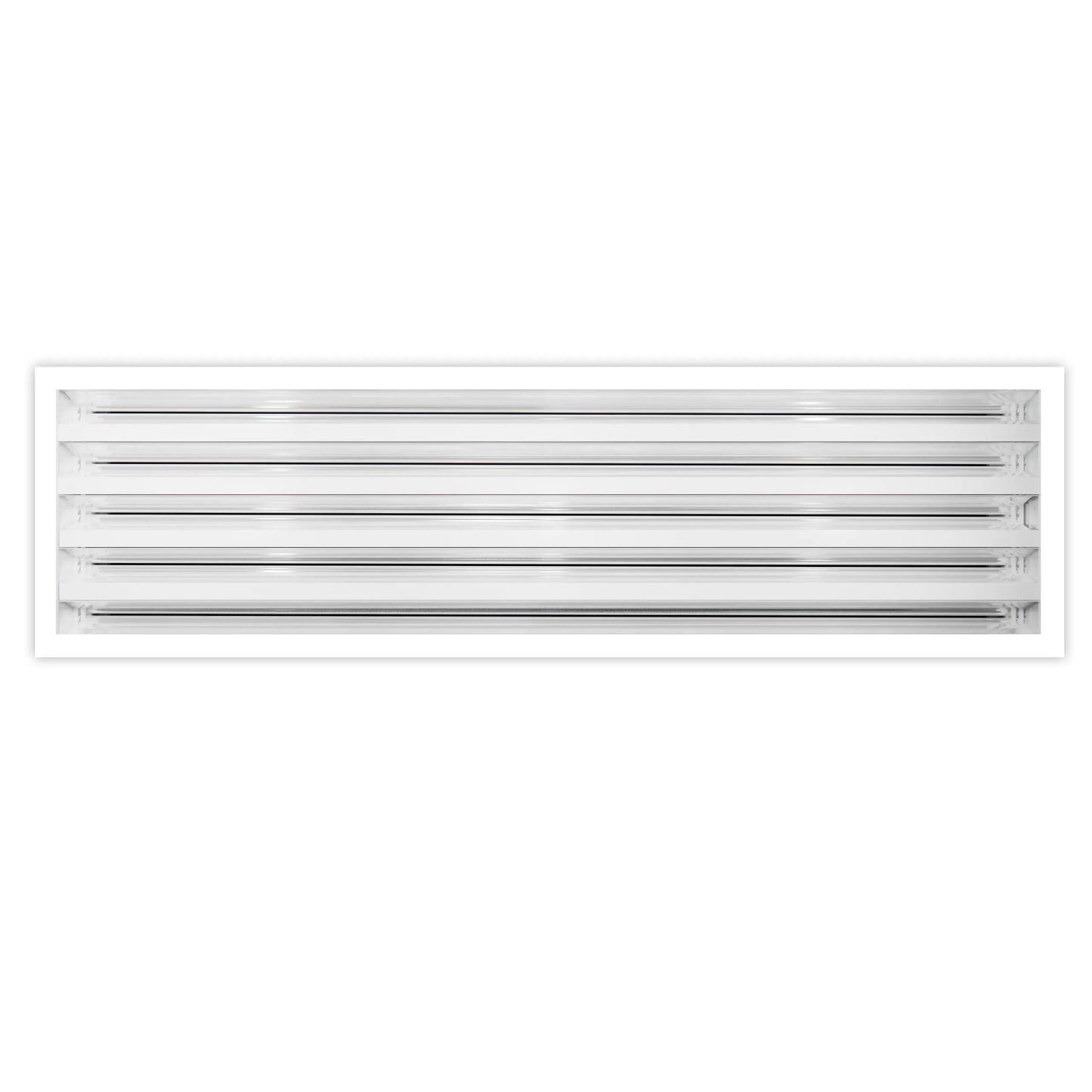 Rejilla AC Moderna 24x8 - Rejilla Decorativa Blanca - Difusor Ranura Lineal Estándar 99,9% Aluminio - MAIER INTERNACIONAL