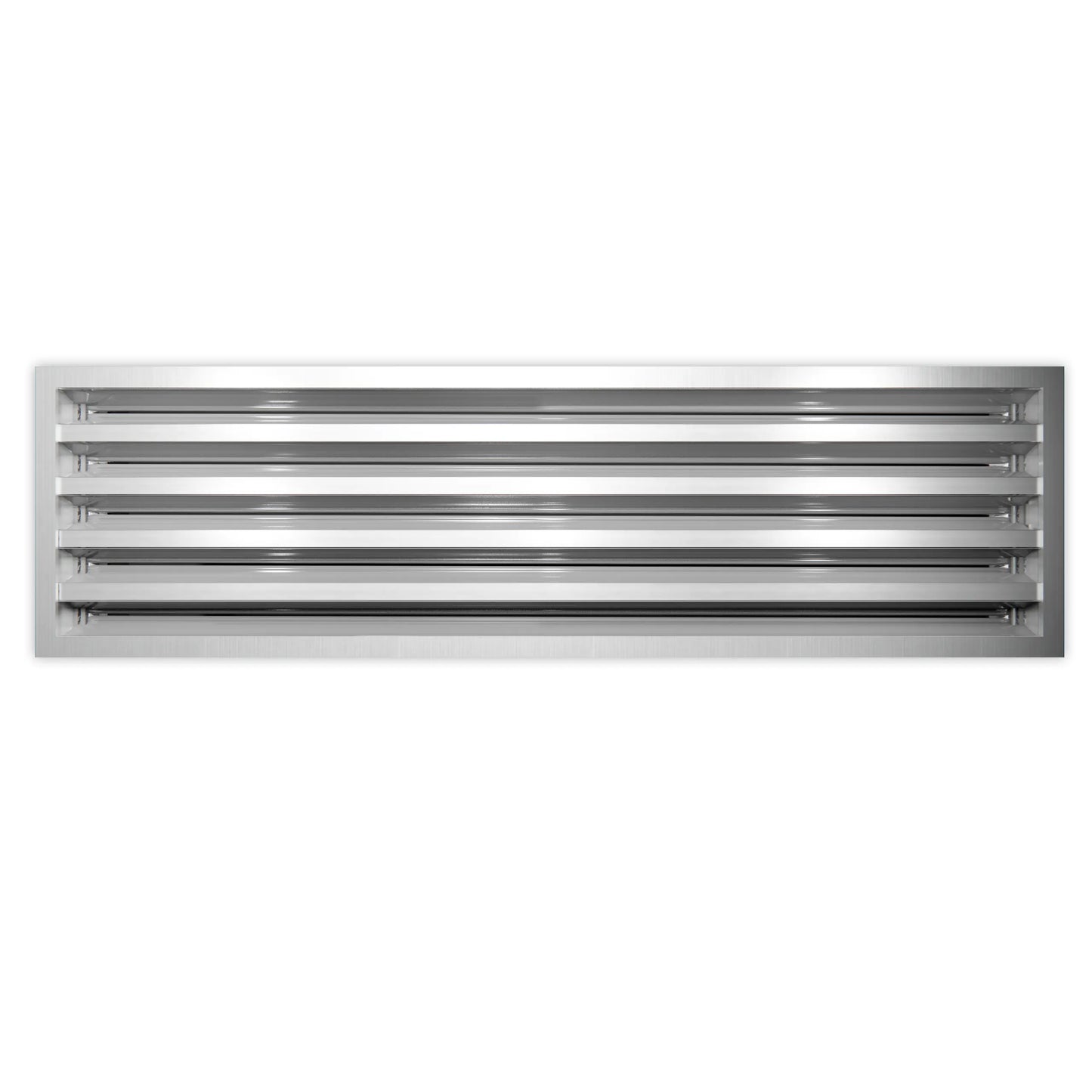 Rejilla AC Moderna 24x8 - Rejilla Decorativa Blanca - Difusor Ranura Lineal Estándar 99,9% Aluminio - MAIER INTERNACIONAL