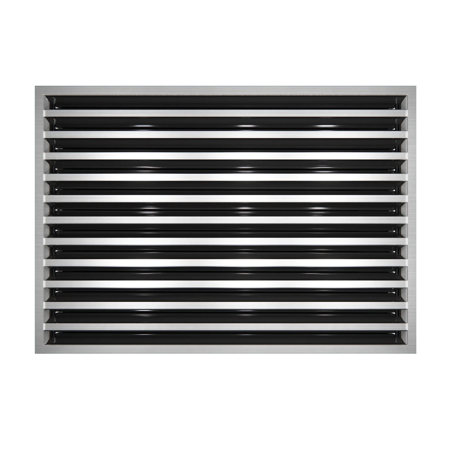 24x18 Modern AC Vent Cover - Decorative White Air Vent - Standard Linear Slot Diffuser 99,9% Aluminium - MAIER INTERNACIONAL