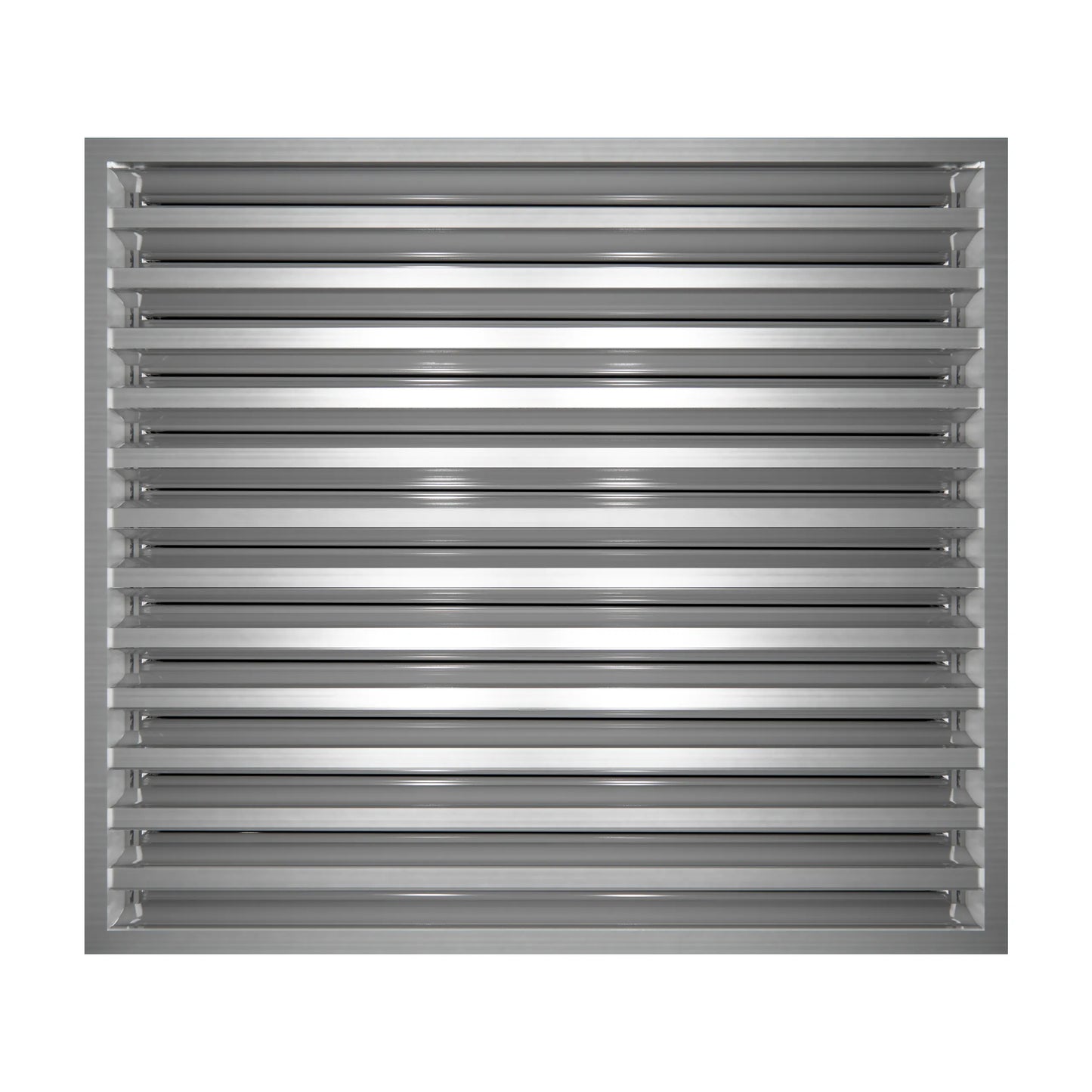 24x20 Modern AC Vent Cover - Decorative White Air Vent - Standard Linear Slot Diffuser 99,9% Aluminium - MAIER INTERNACIONAL