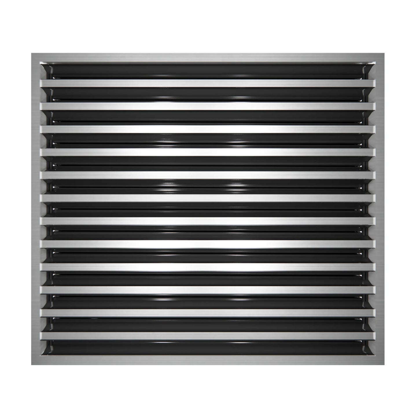 24x20 Modern AC Vent Cover - Decorative White Air Vent - Standard Linear Slot Diffuser 99,9% Aluminium - MAIER INTERNACIONAL