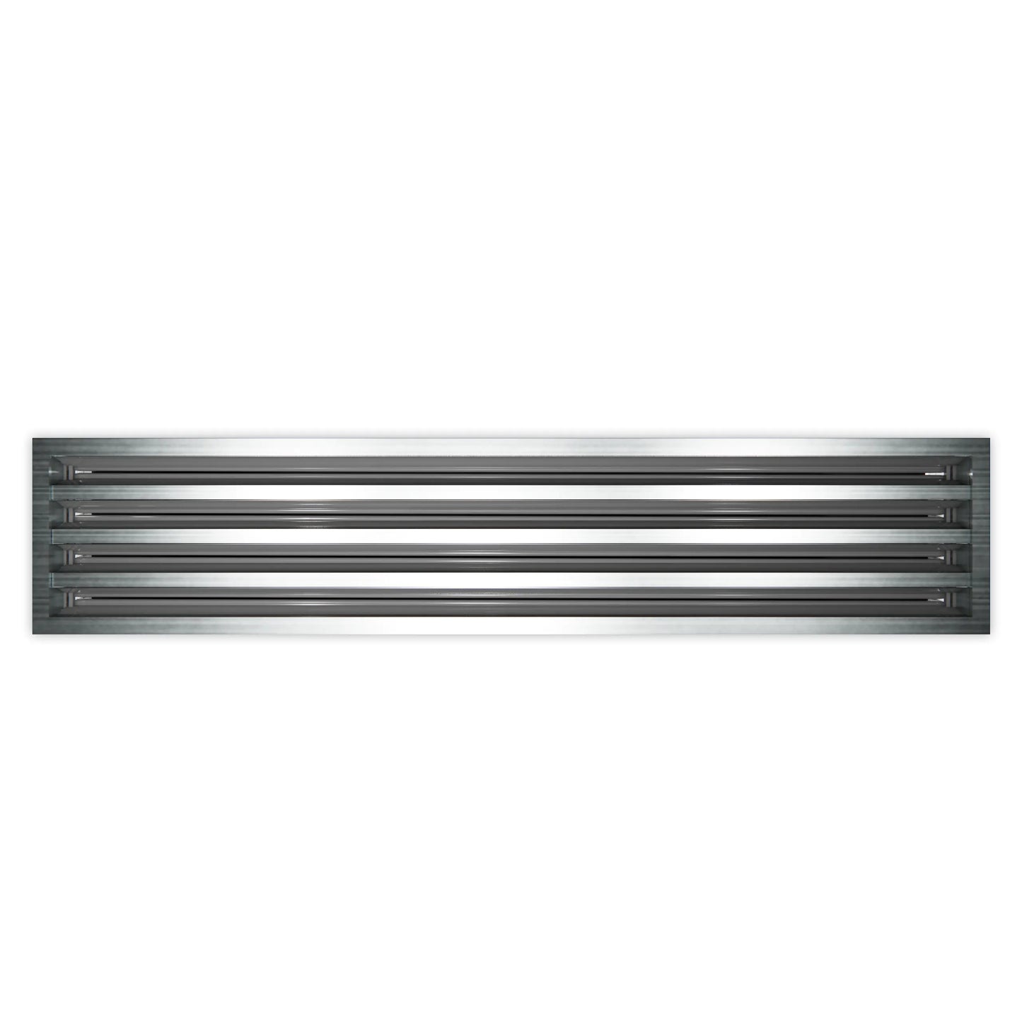 24x6 Modern AC Vent Cover - Decorative White Air Vent - Standard Linear Slot Diffuser 99,9% Aluminium - MAIER INTERNACIONAL