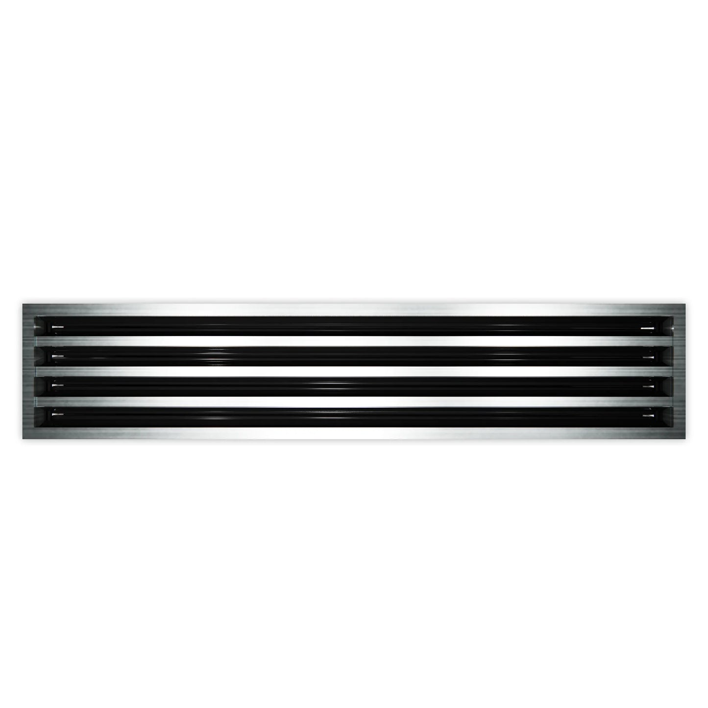 24x6 Modern AC Vent Cover - Decorative White Air Vent - Standard Linear Slot Diffuser 99,9% Aluminium - MAIER INTERNACIONAL