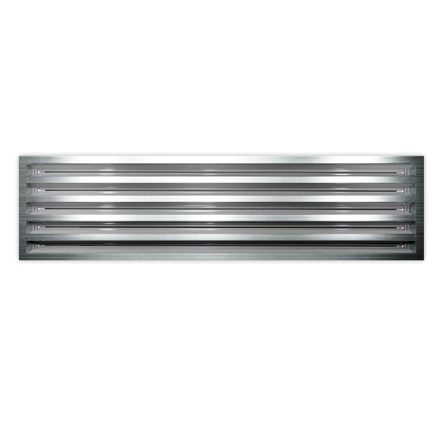 26x8 Modern AC Vent Cover - Decorative White Air Vent - Standard Linear Slot Diffuser 99,9% Aluminium - MAIER INTERNACIONAL