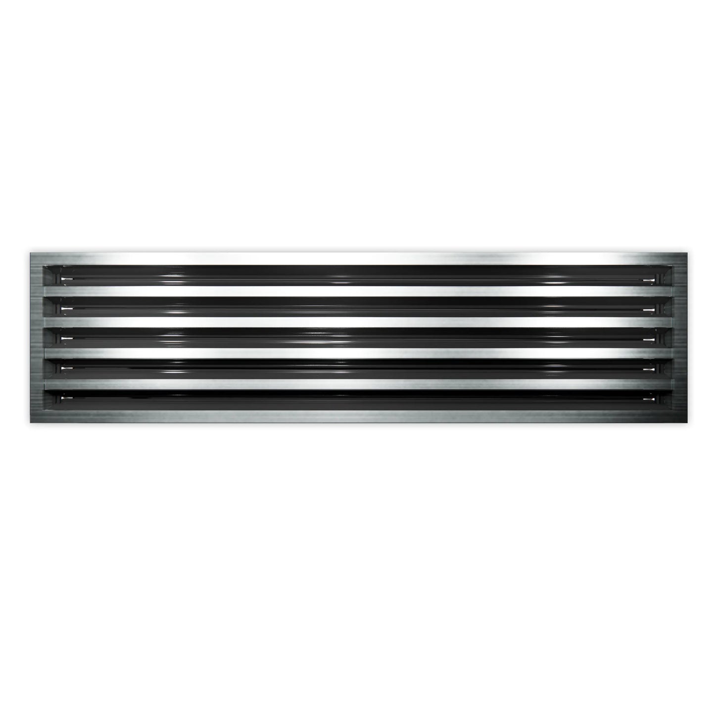 26x8 Modern AC Vent Cover - Decorative White Air Vent - Standard Linear Slot Diffuser 99,9% Aluminium - MAIER INTERNACIONAL