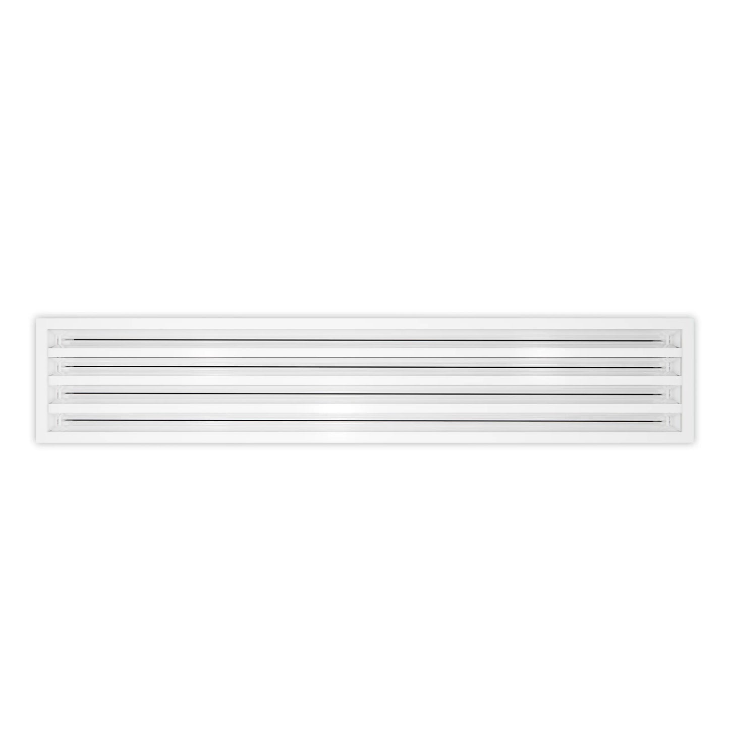 Tapa Ventila AC Moderna 26x6 - Ventila Decorativa Blanca - Difusor Ranura Lineal Estándar 99,9% Aluminio - MAIER INTERNACIONAL