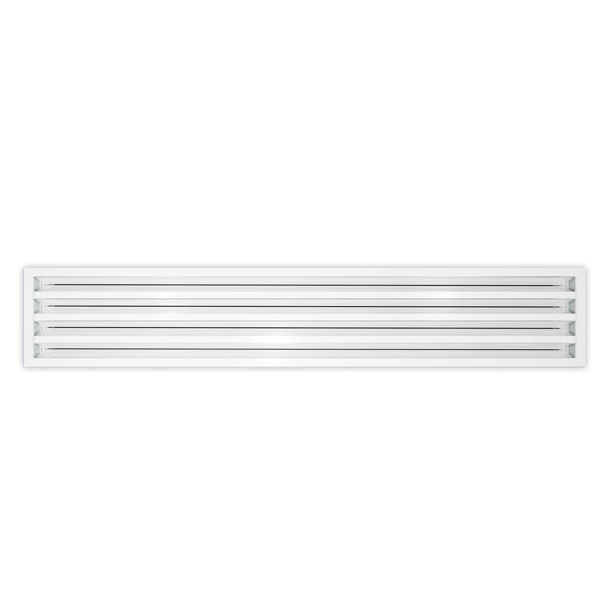 28x6 Modern AC Vent Cover - Decorative full White Air Vent 