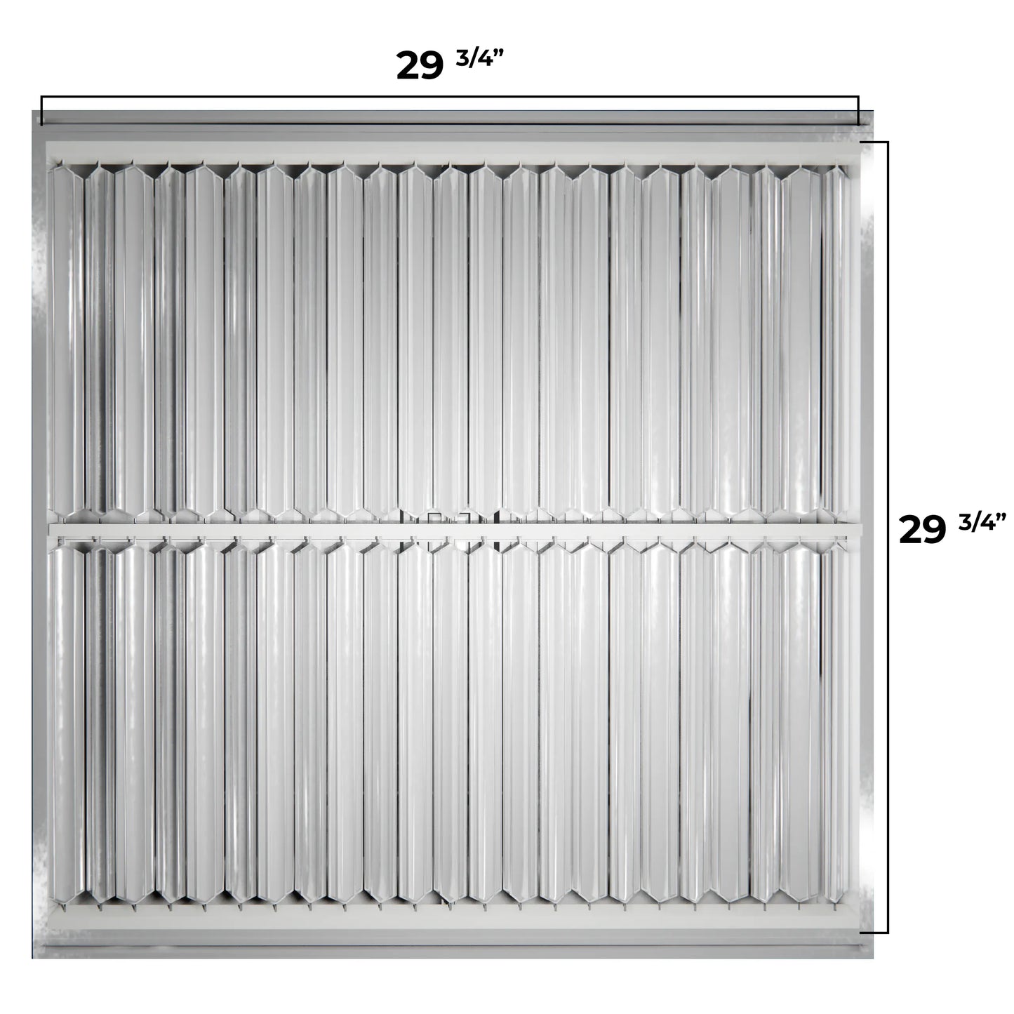 30x30 White Vent Cover | 4-Way Supply grillel, Aluminum Square Ceiling Diffuser - MAIER INTERNACIONAL